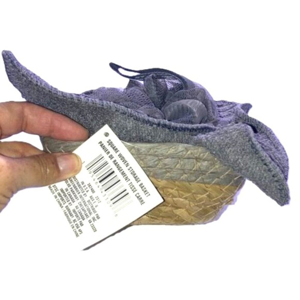 ECO TOOLS Charcoal Bath Sponge, Loofah and Washcloth GIFT SET